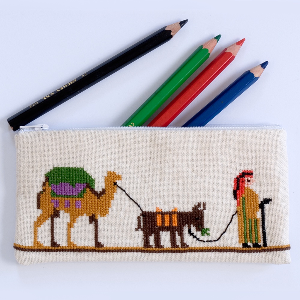 Pencil Case - Desert Caravan
